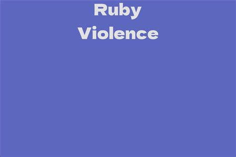 Ruby Violence