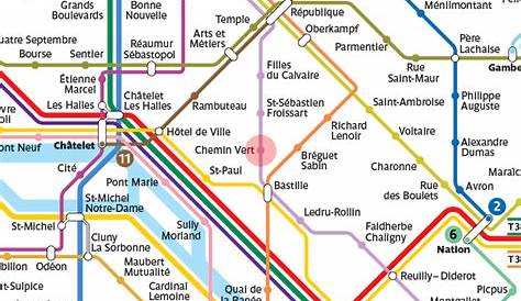 Rue Du Chemin Vert Paris Metro Un Homme Armé D'une Machette Signalé Dans Le Métro à