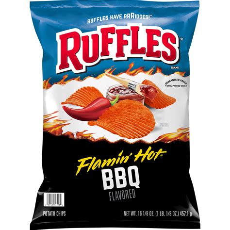 ruffles flamin hot bbq review