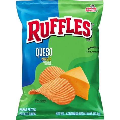 ruffles queso chips cheese