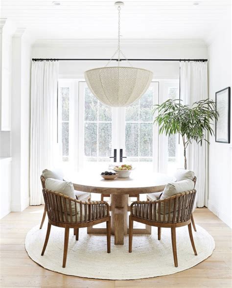 Rug For Under A Round Dining Table