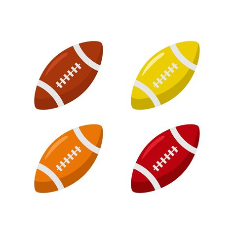 Rugby Balls Vector