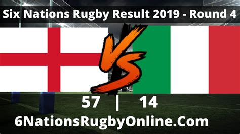 rugby england v italy result