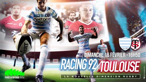 rugby toulouse racing 92 billets
