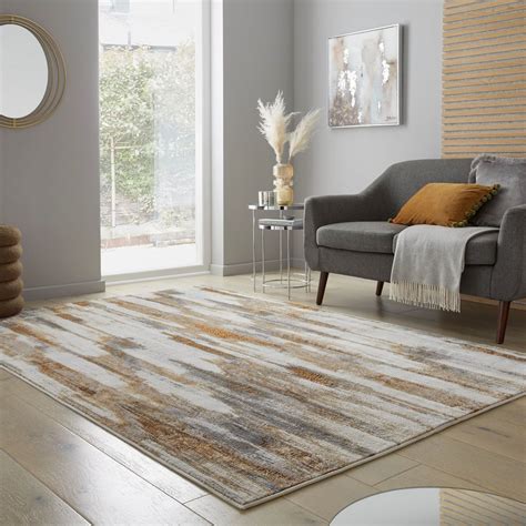 Designer Rug Mottled Brown Rug24