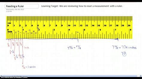 Ruler Exact Measurements