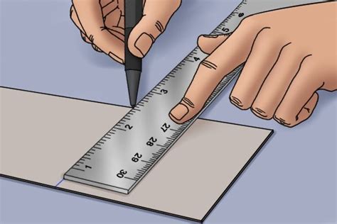 Ruler Paper To Start To Write Using The Lines