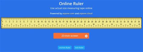 Ruler Scale Screen