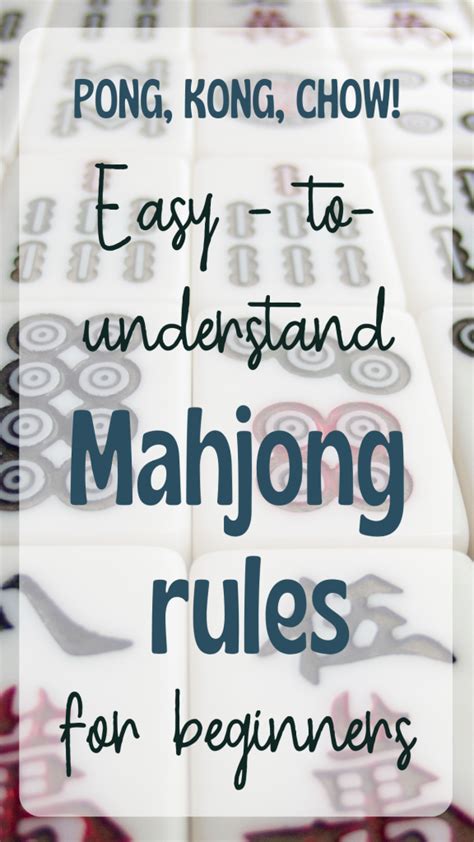 Rules For 3 Player Mahjong