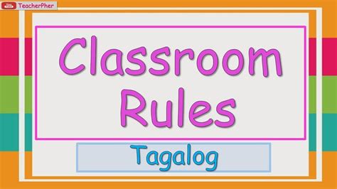 rules in tagalog language