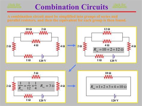 Rules Of Combination Circuits