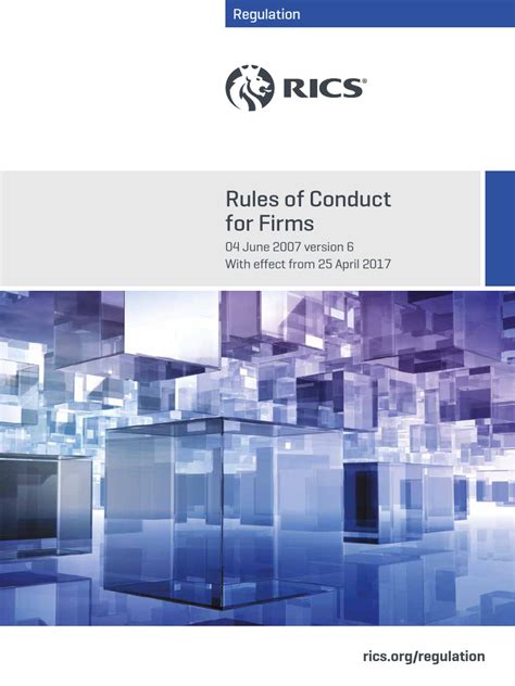 rules of conduct rics