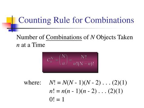 rules of counting in statistics