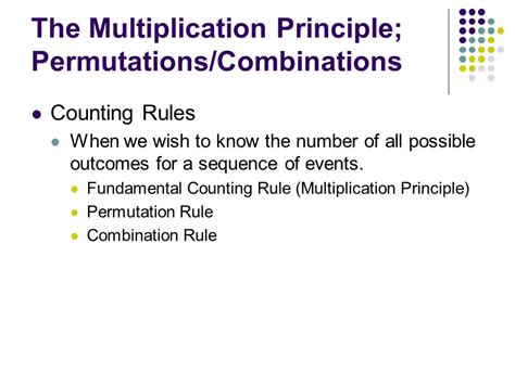 rules of counting multiplicative permutation and combination