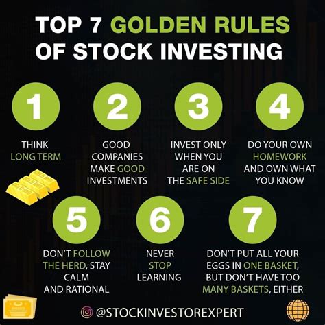rules of the stock market