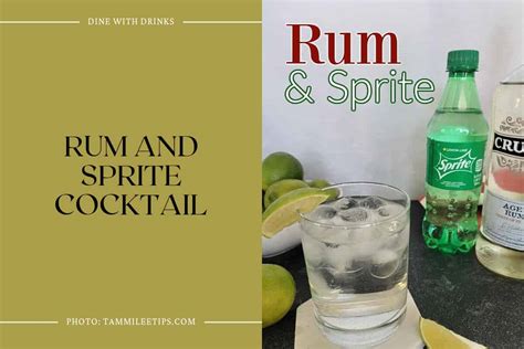 Rum And Sprite Drink Name