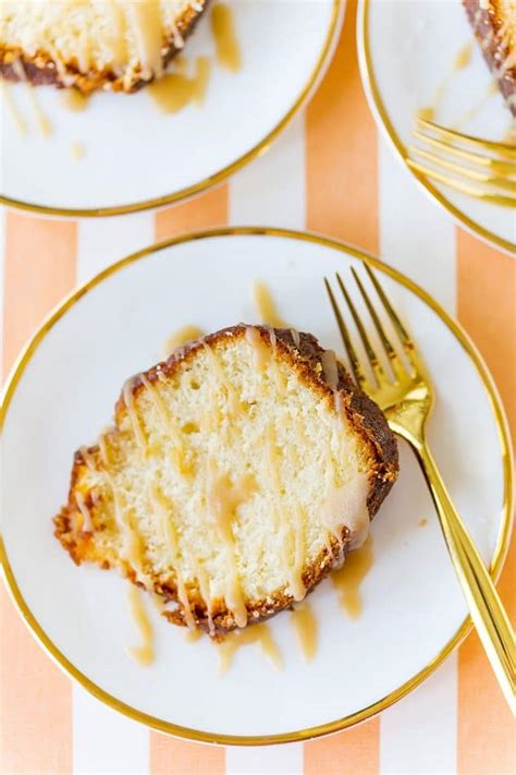 Rum Cake Icing Glaze