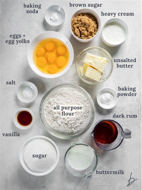 Rum Cake Ingredients