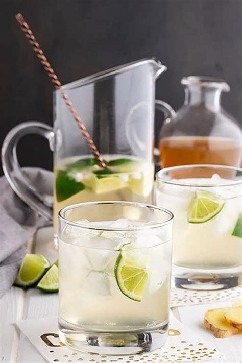 Rum Ginger Ale And Lime