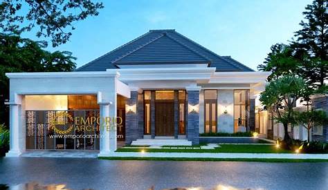 Desain Rumah Mewah 1 dan 2 Lantai Style Villa Bali Modern di Jakarta