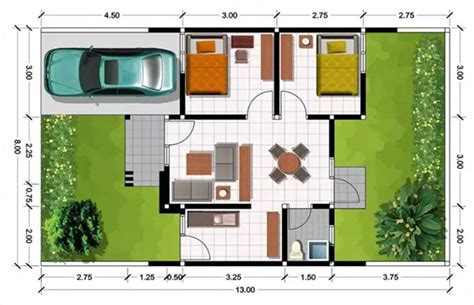 Contoh Gambar Rumah Minimalis Type 100 " 1 dan 2 Lantai " rumah