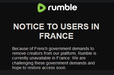 Rumble App Doesn't Work