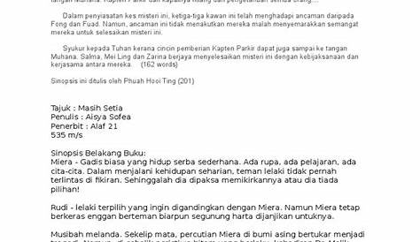 Sinopsis Cerita Pendek Untuk Buku Nilam Bahasa Melayu / Aku kost