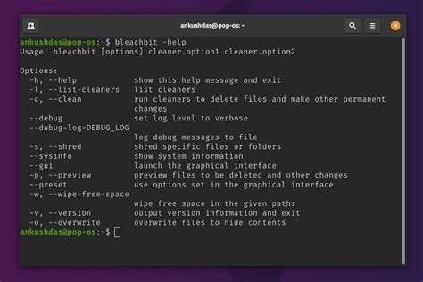 Run Bleachbit From Command Line