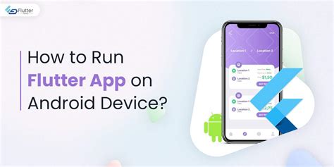 run flutter app on virtual device