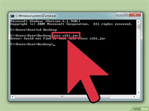 Run Java Jar File From Cmd