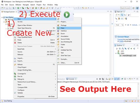 run java program from command line eclipse