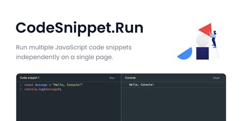 run javascript code snippet online