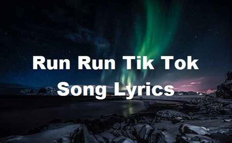 run song from tik tok