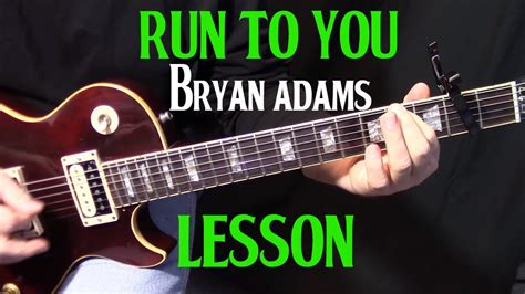 run to you bryan adams guitar lesson