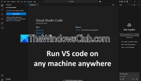 run vs code online