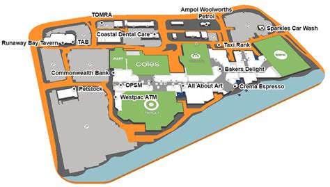 runaway bay shopping centre map