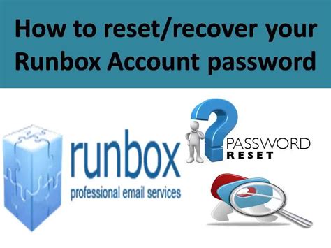runbox login password reset
