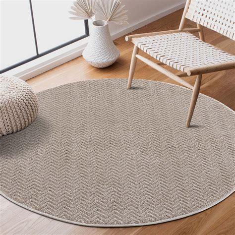 Runde Teppiche Soft Shine (Beige) Trendcarpet.de