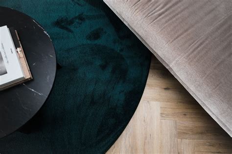 Hochflor Shaggy Teppich Palace Petrol Rund in 7 Größen eBay