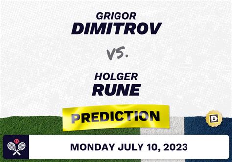 rune vs dimitrov prediction