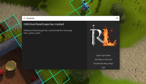 runelite crashing on startup