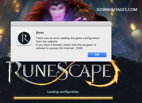 runescape website not working