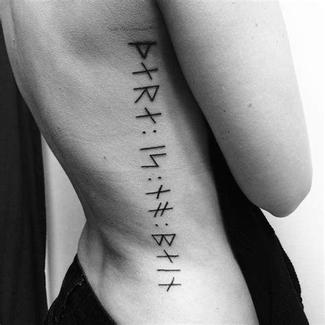 Famous Runic Tattoo Designs References