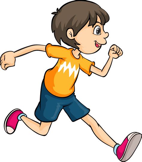 running boy cartoon pic