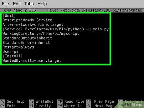 running script on startup raspberry pi