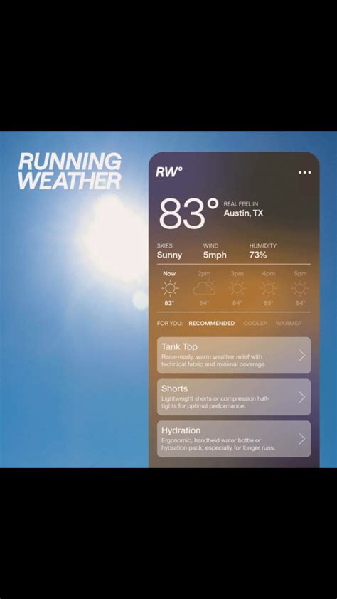 Running Weather App