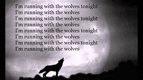 running with the wolves song lyrics