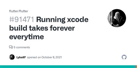 Running Xcode Build Takes Forever Flutter