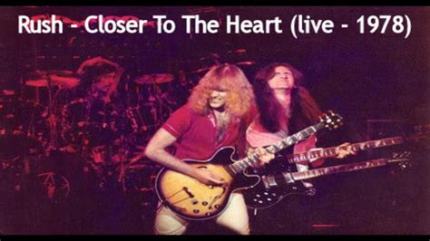 rush closer to the heart live