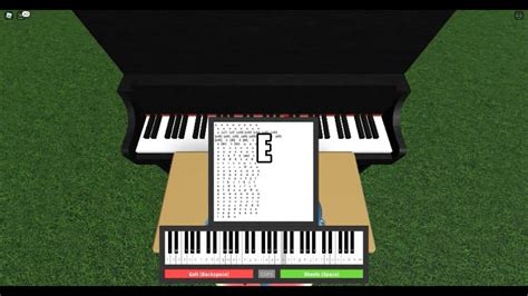 rush e on keyboard piano sheet music roblox
